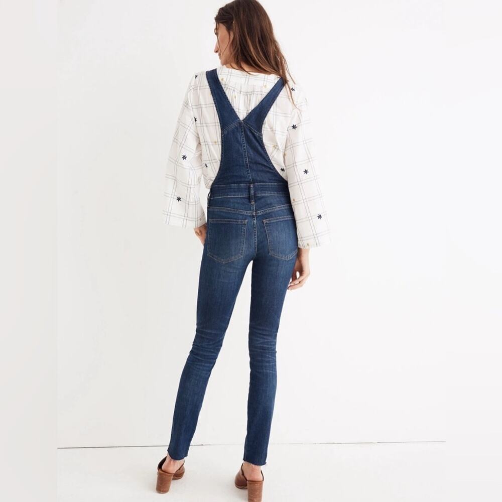 Madewell Skinny Overalls Eco‎ Edition Elmdale Wash Size Small - Picture 3 of 16